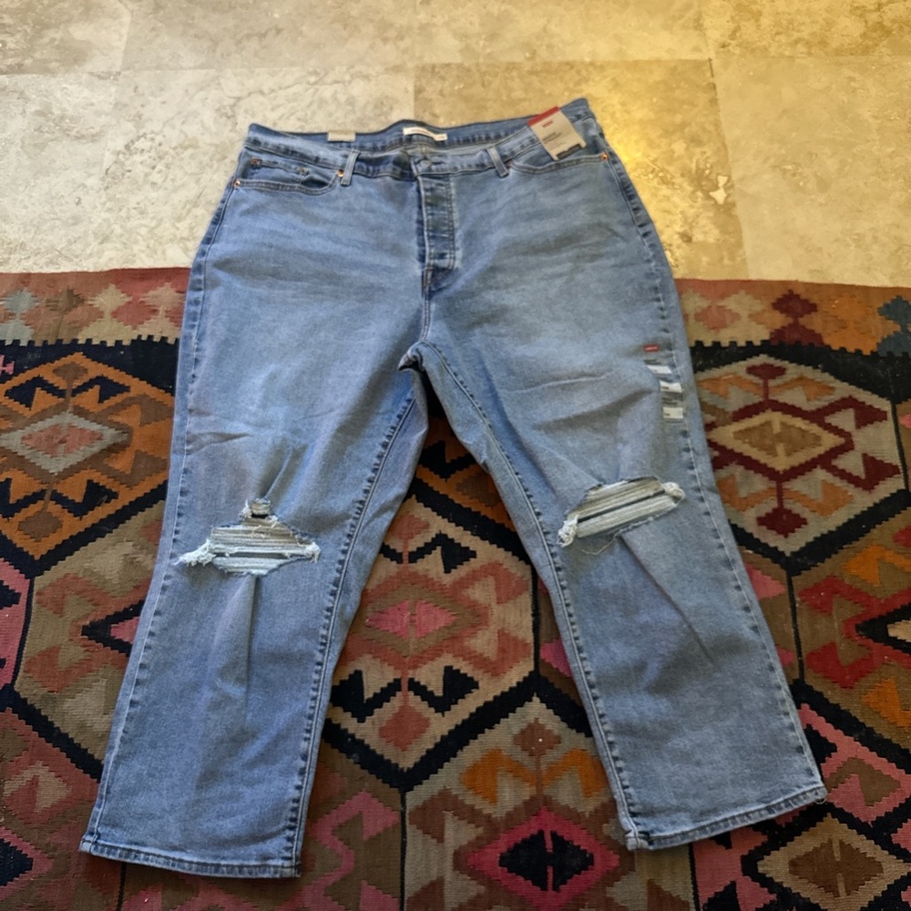 High rise classic jeans Levi’s wedgie straight casual classic boho basic